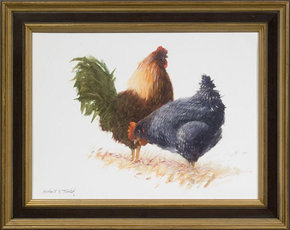 Rooster and Hen